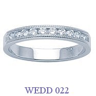 Diamond Wedding Ring - WEDD 022